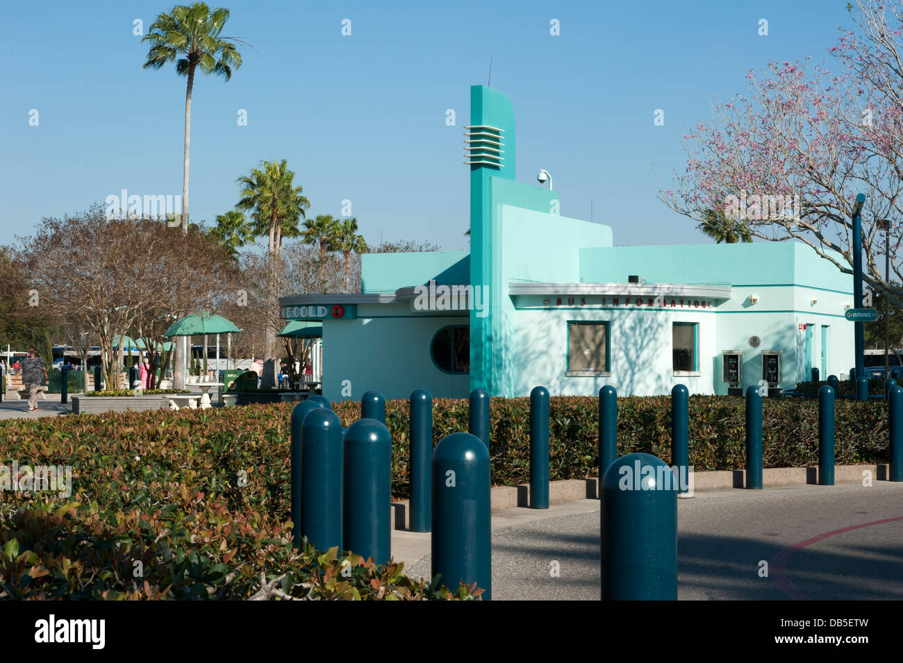 Commission d'information sur les transports à Disney's Hollywood Studios, Orlando en Floride Banque D'Images