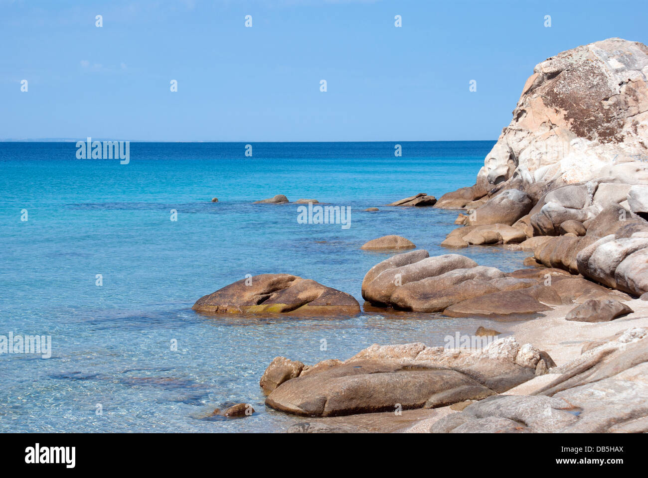 Belle plage à la péninsule de Chalcidique, en Grèce Banque D'Images