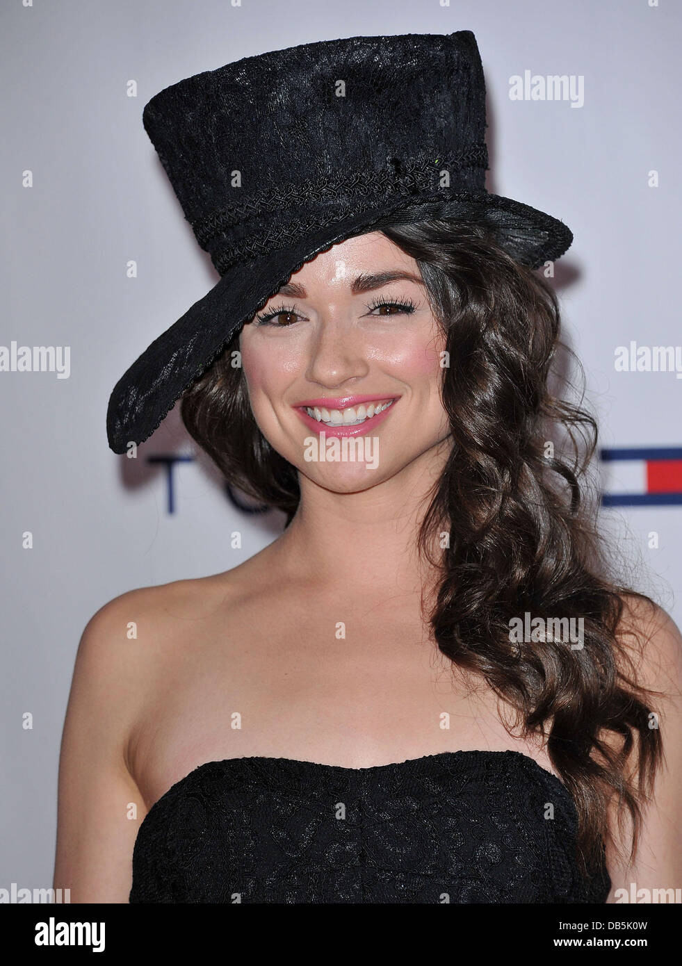 Crystal Reed 18e course annuelle pour effacer MS a tenu à l'hôtel Hyatt Regency Century Plaza - Arrivées Los Angeles, Californie - 29.04.11 Banque D'Images