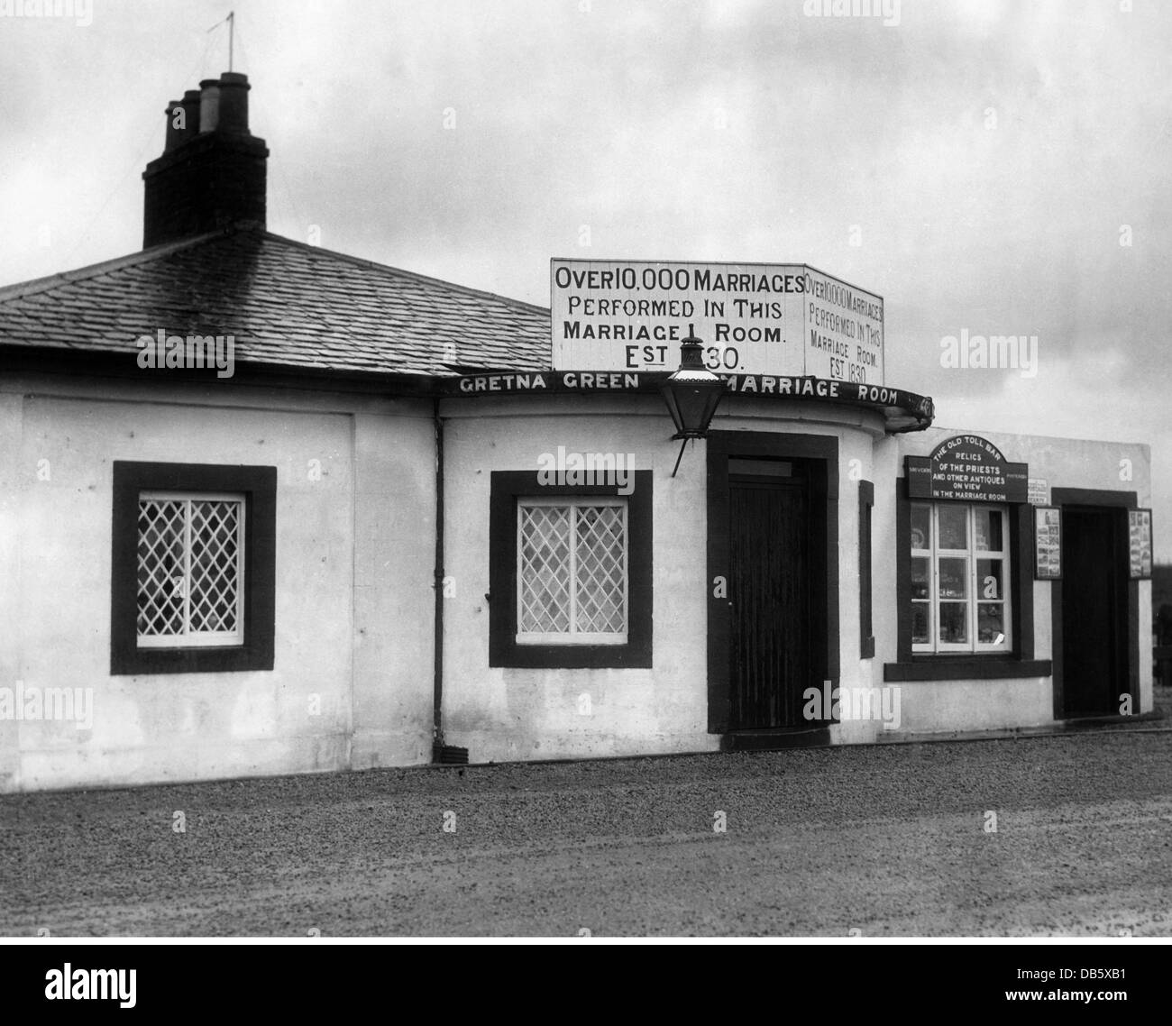 Géographie / Voyage, Grande-Bretagne, Gretna Green, bâtiments, 'la salle de la place', années 1960, , droits supplémentaires-Clearences-non disponible Banque D'Images