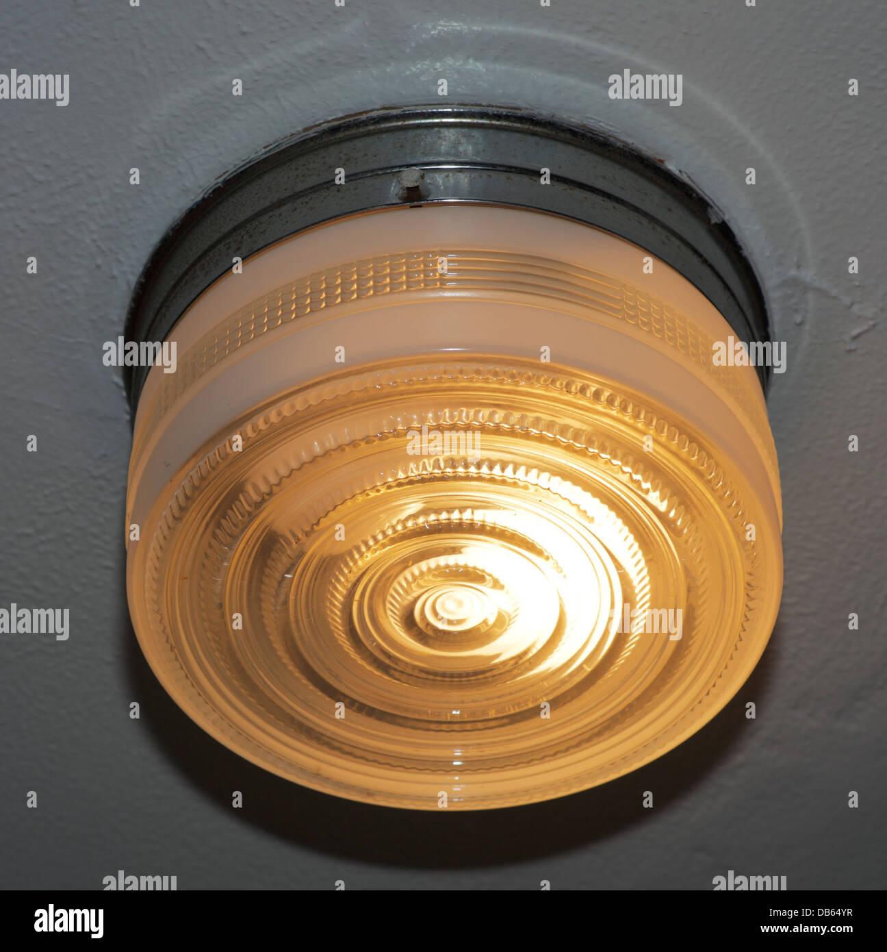 Appareil d'éclairage au plafond. Banque D'Images