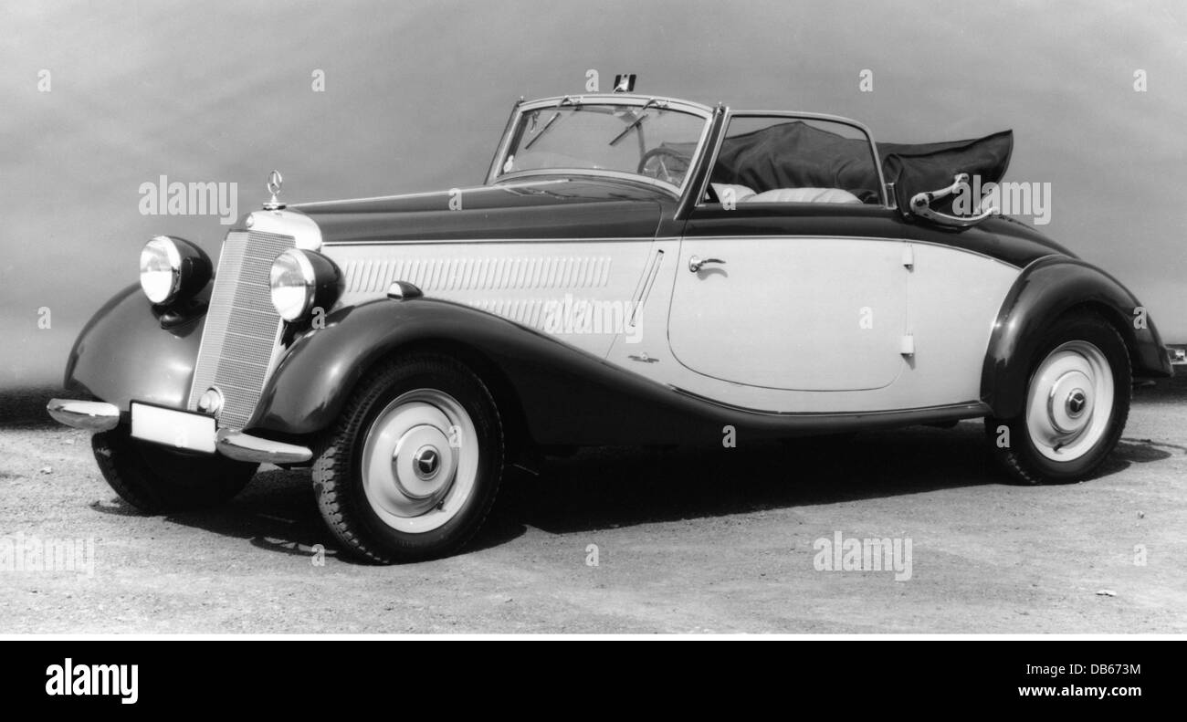 Transport / transport, voitures, Mercedes-Benz 170 A convertible V, 1937 - 1941, droits supplémentaires-Clearences-non disponible Banque D'Images