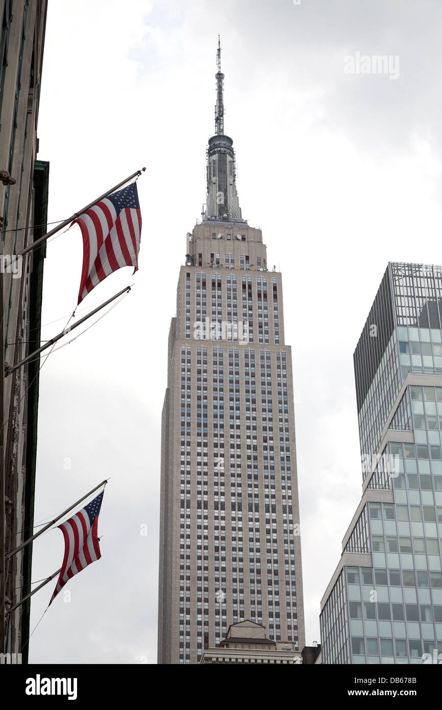 Empire State Building de New York City Banque D'Images