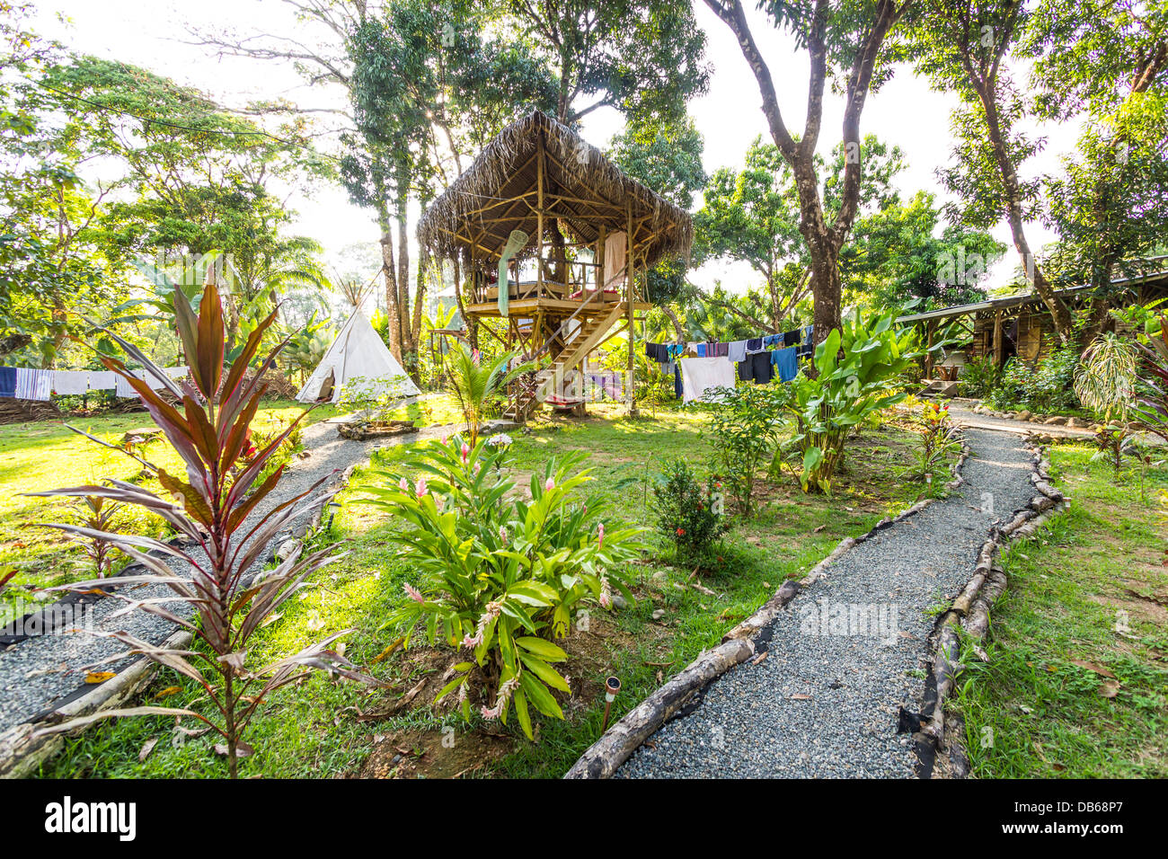 Flutterby House, Liberia, Costa Rica. Banque D'Images