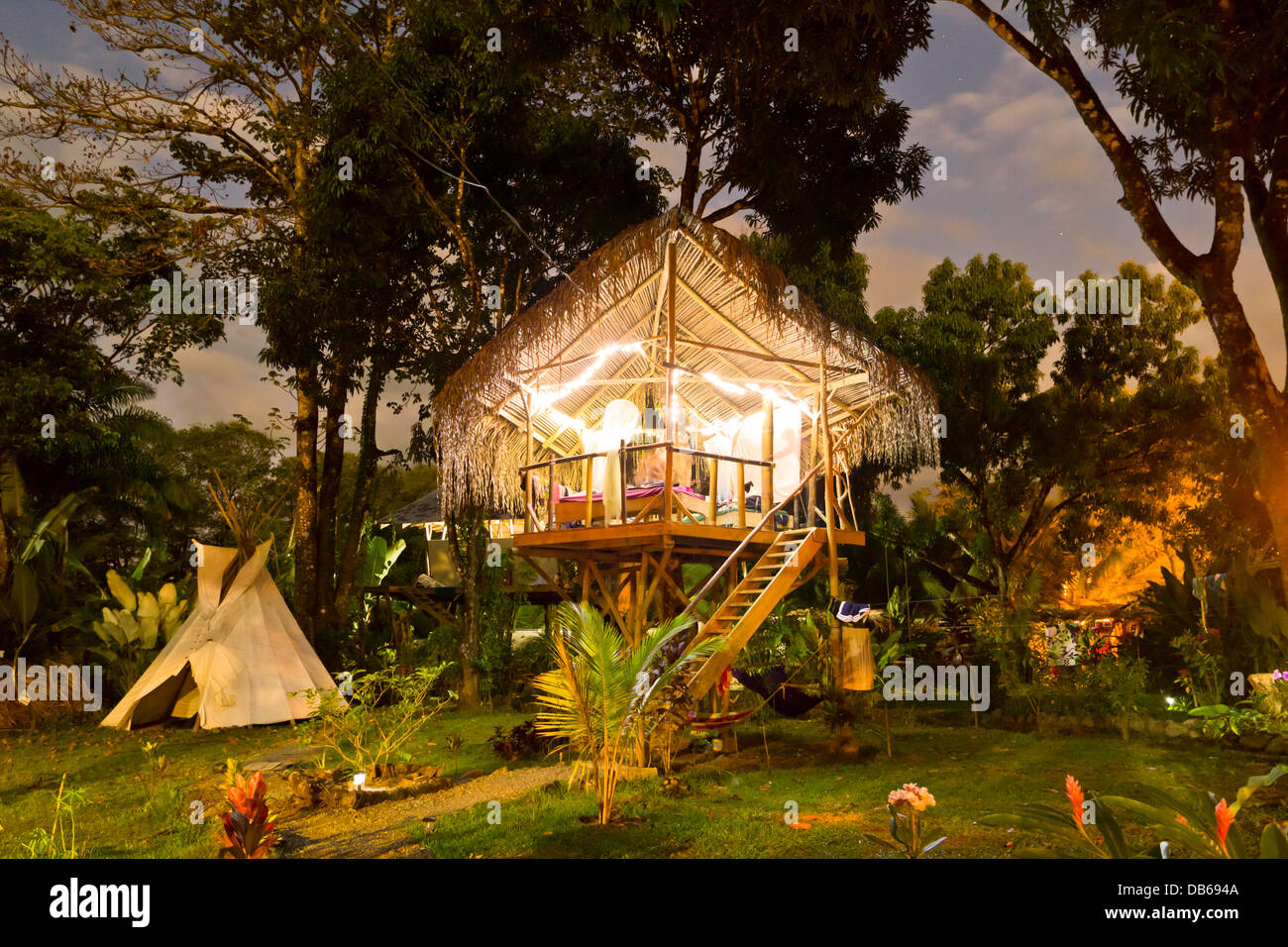 Flutterby House, Liberia, Costa Rica. Banque D'Images