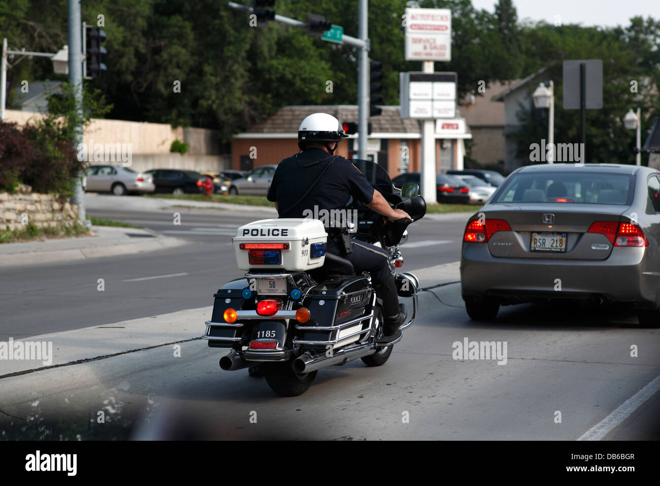 Harley davidson police motorcycle Banque de photographies et d’images à ...