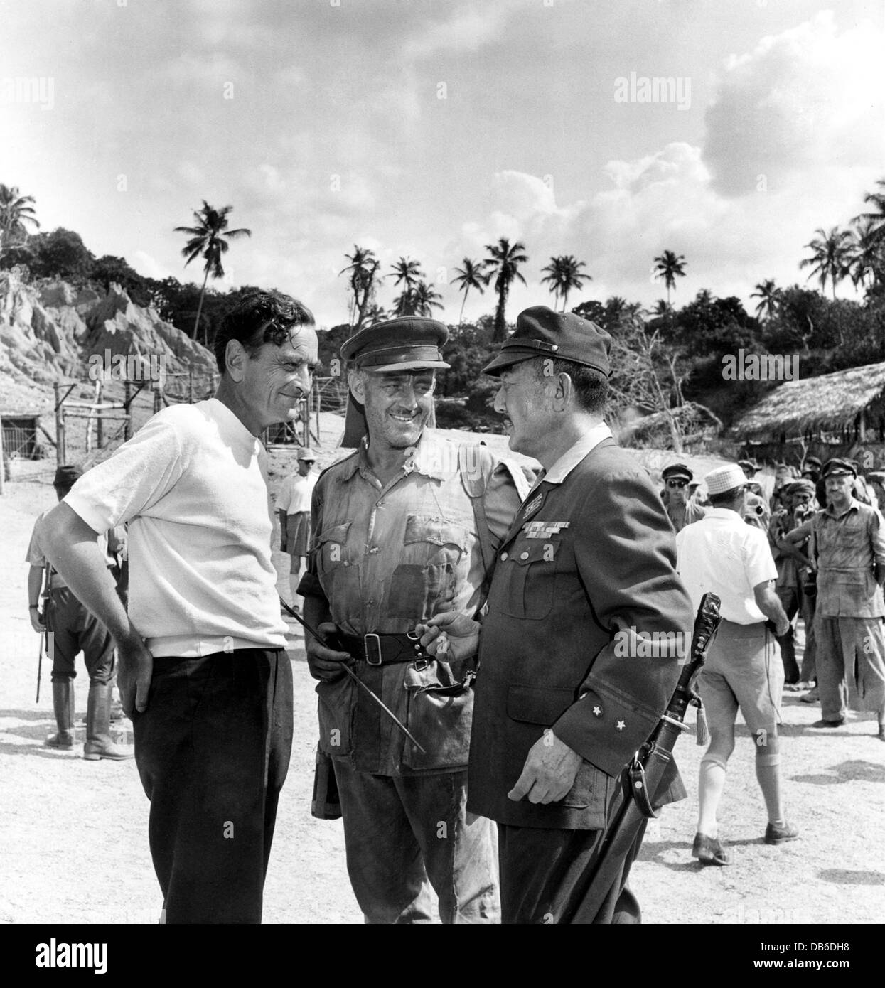 Le PONT SUR LA RIVIÈRE KWAI Colombie-Britannique, 1957. Réalisé par David Lean. Avec William Holden, Alec Guinness Banque D'Images