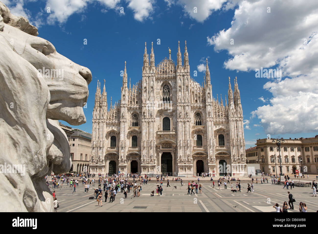 La Cathédrale "cathédrale" à Milan, Italie, Banque D'Images