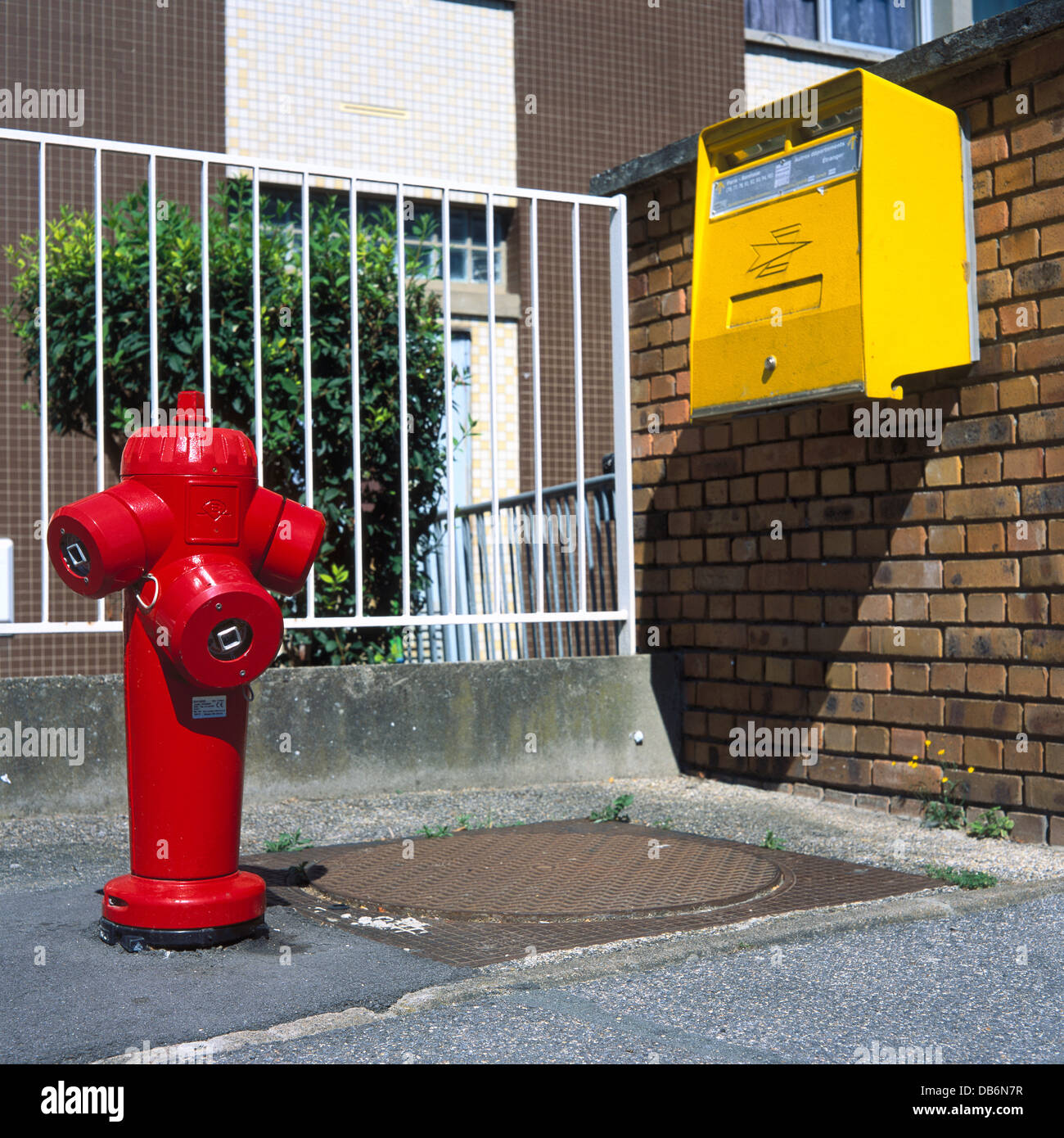 Lettre fort d'incendie Banque D'Images