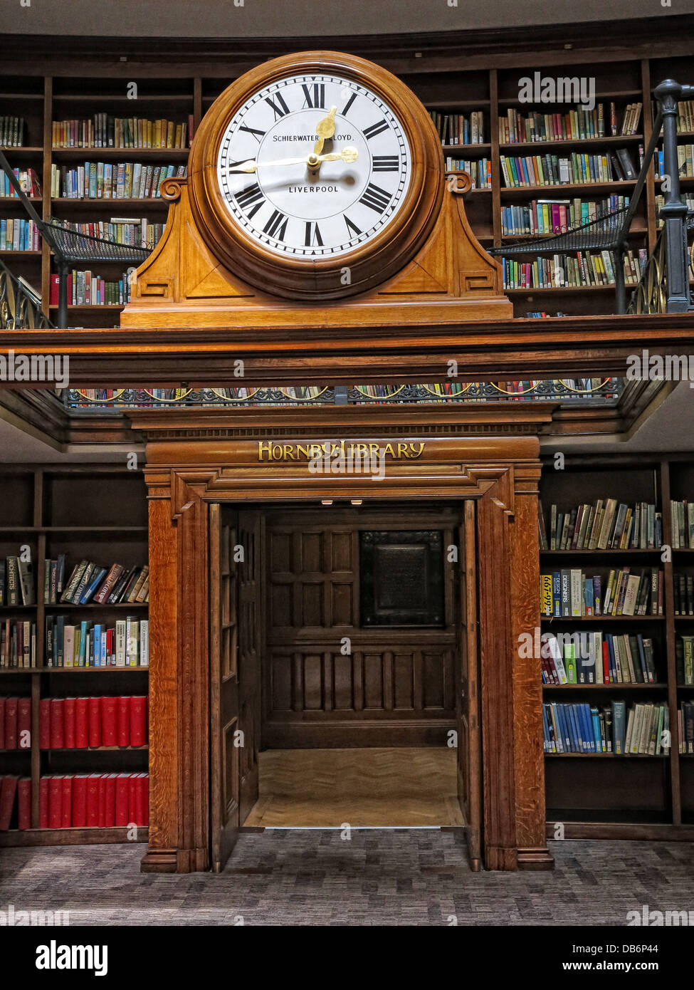 Bibliothèque centrale de Liverpool Banque D'Images