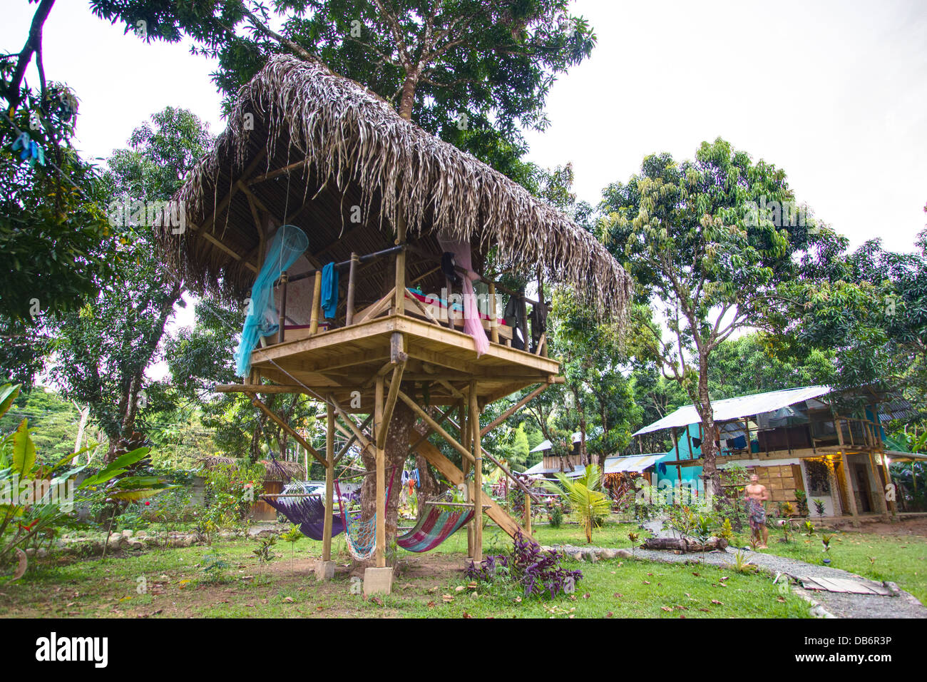 Flutterby House, San Pedro, Costa Rica. Banque D'Images