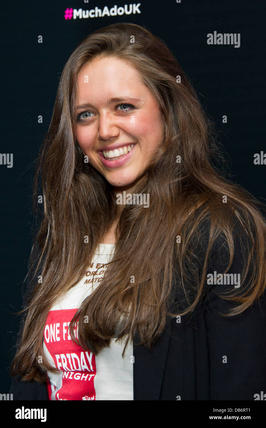 Tête Daisy arrive pour le Royaume-Uni première de "beaucoup de bruit pour rien", Londres, mardi, juin. 11, 2013. Banque D'Images