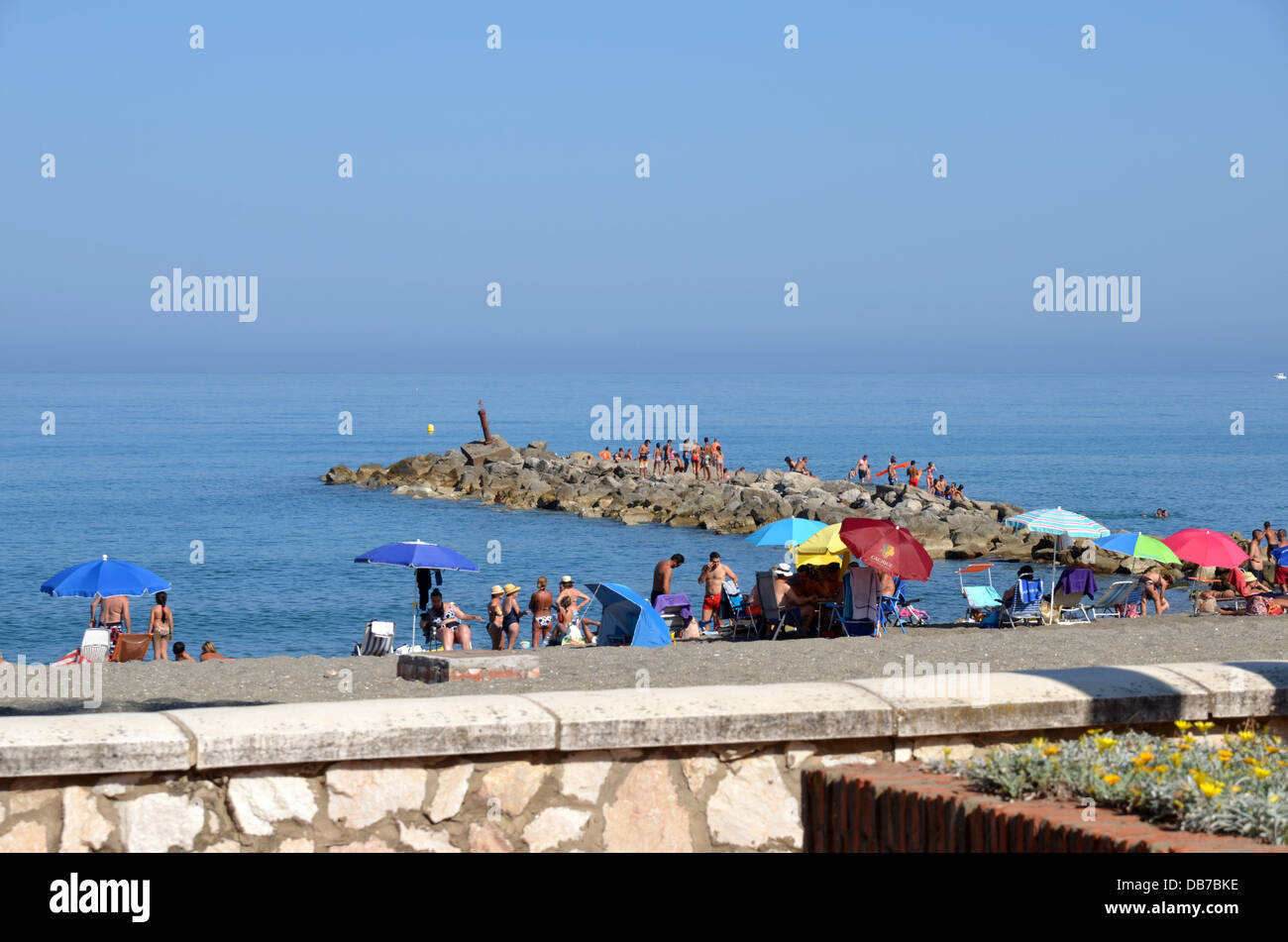 Les sections locales de se rafraîchir dans la chaleur de l'été 3349 numéro Banque D'Images