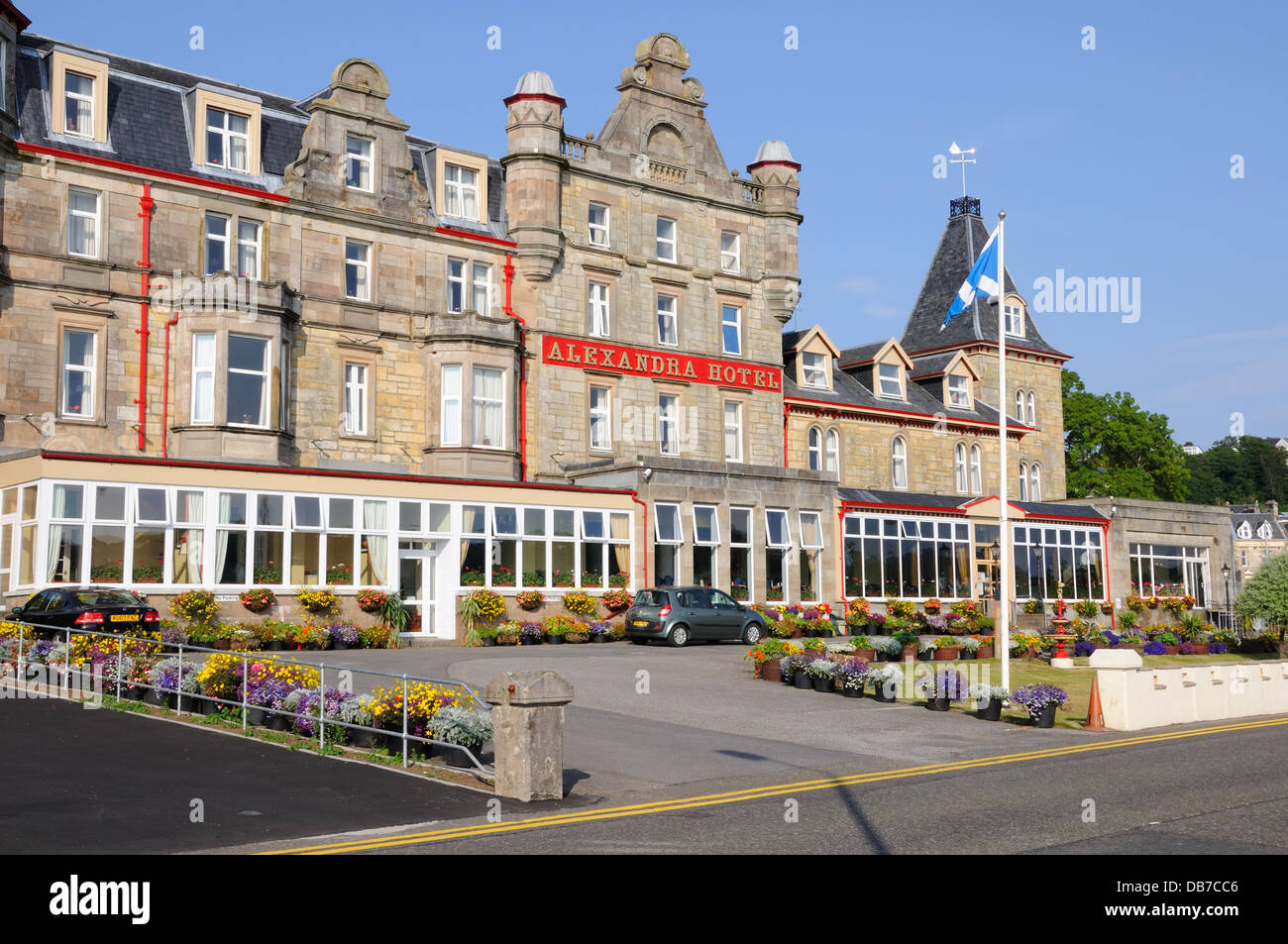 Hôtel sur le front de mer d'Oban, Scotland. Banque D'Images