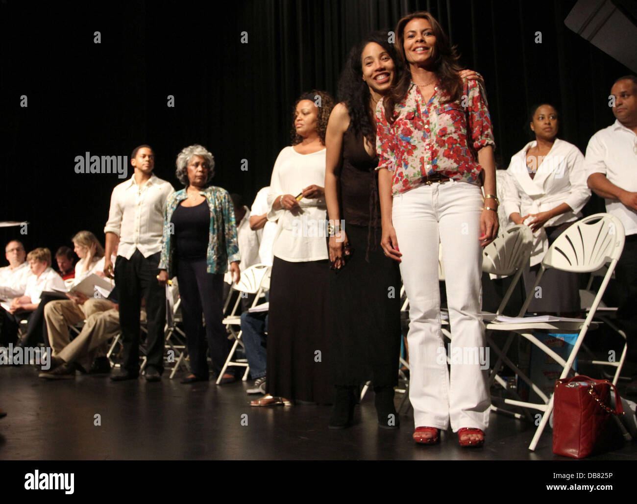 Starletta DuPois, Kimberly Russell et Lisa Vidal "La Route de la Liberté' public lecture étape au LACC Camino Theatre Los Angeles, Californie - 15.05.11 Banque D'Images