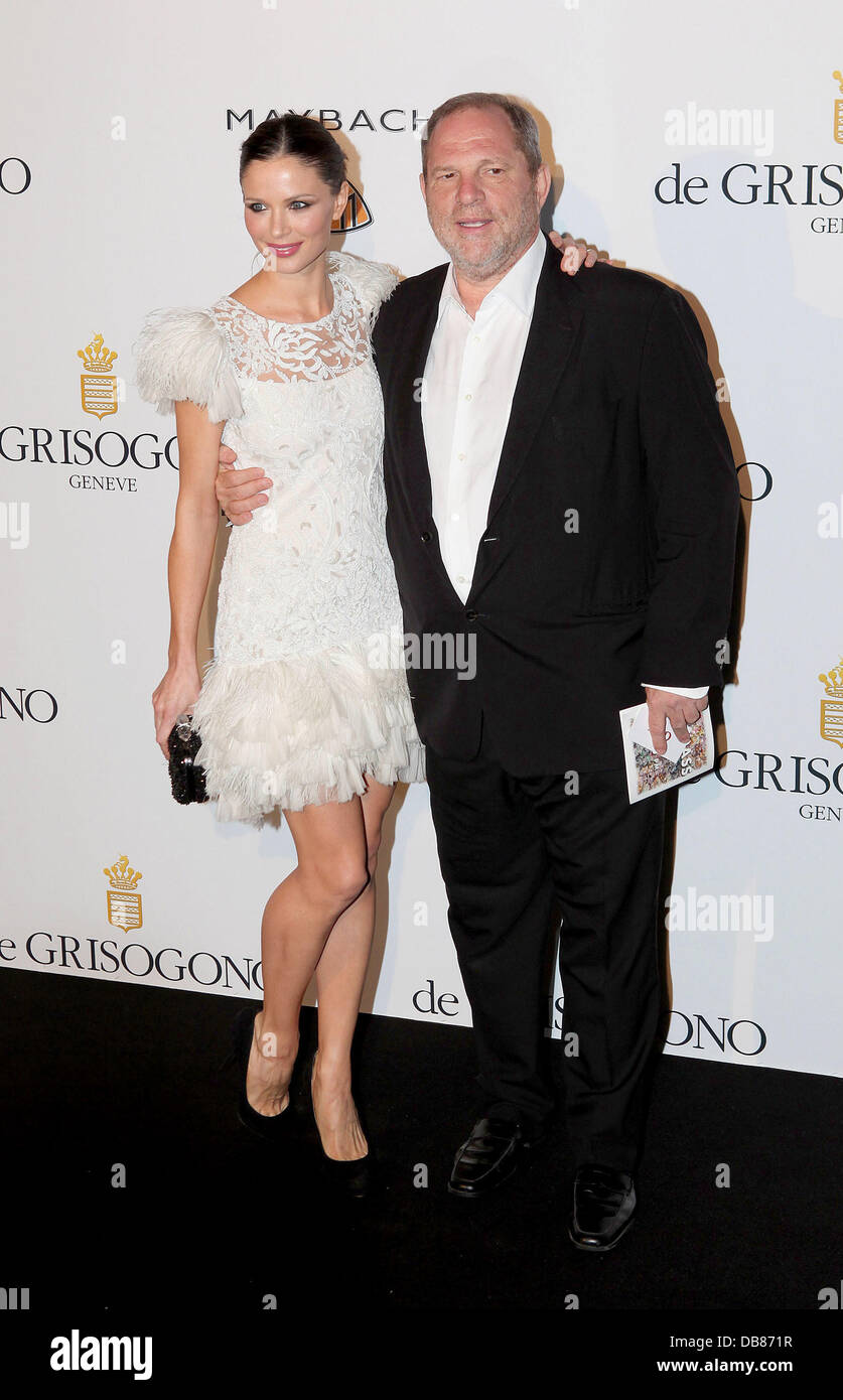 Harvey Weinstein et Georgina Chapman 2011 Cannes International Film Festival - Jour 7 - Le Dîner De Grisogono Arrivées - Cannes, France - 17.05.11 Banque D'Images