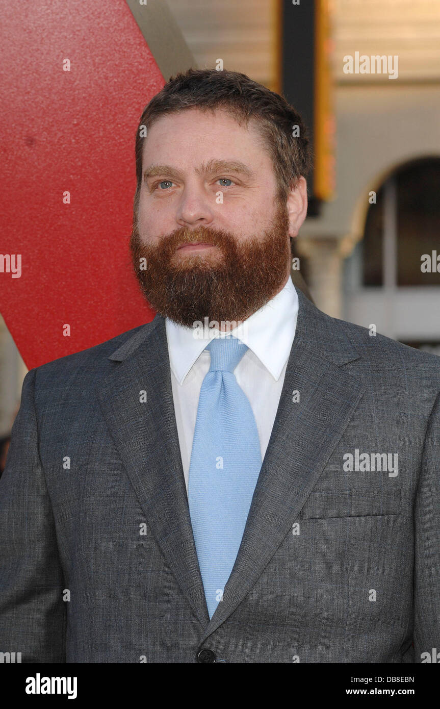 Zach Galifianakis Los Angeles Premiere de "The Hangover Part II' tenue à Grauman's Chinese Theatre - Arrivées Hollywood, Californie - 19.05.11 Banque D'Images