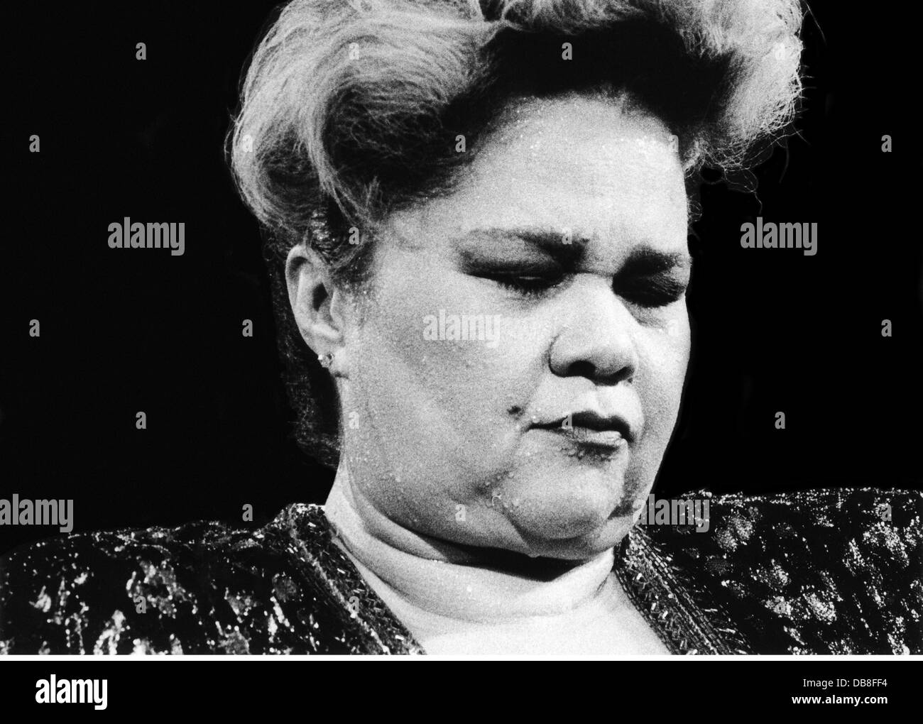 James, Etta, 25.1.1938 - 20.1.2012, musicien américain (blues), chanteur, portrait, pendant la scène, Montreux, 1993, Banque D'Images