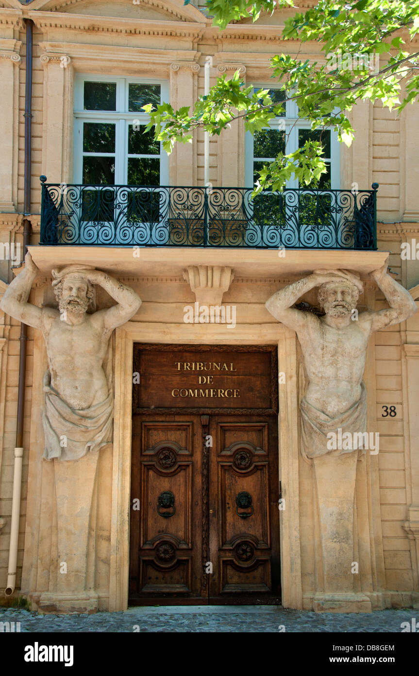 AIX-en-Provence est une ville universitaire dans la région Provence-Alpes-Côte d'Azur. Banque D'Images