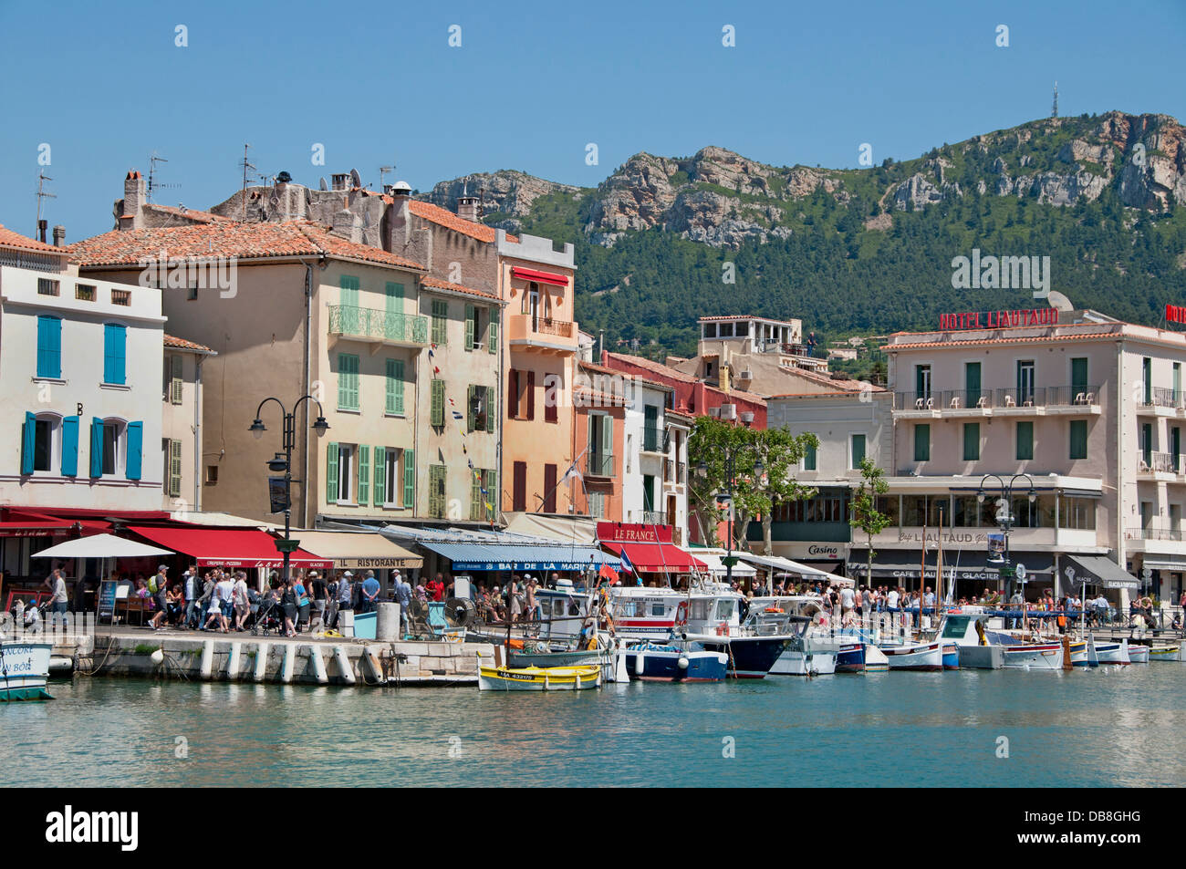 Cassis Vieux Port Port Provence Côte d'Azur France Méditerranée Banque D'Images