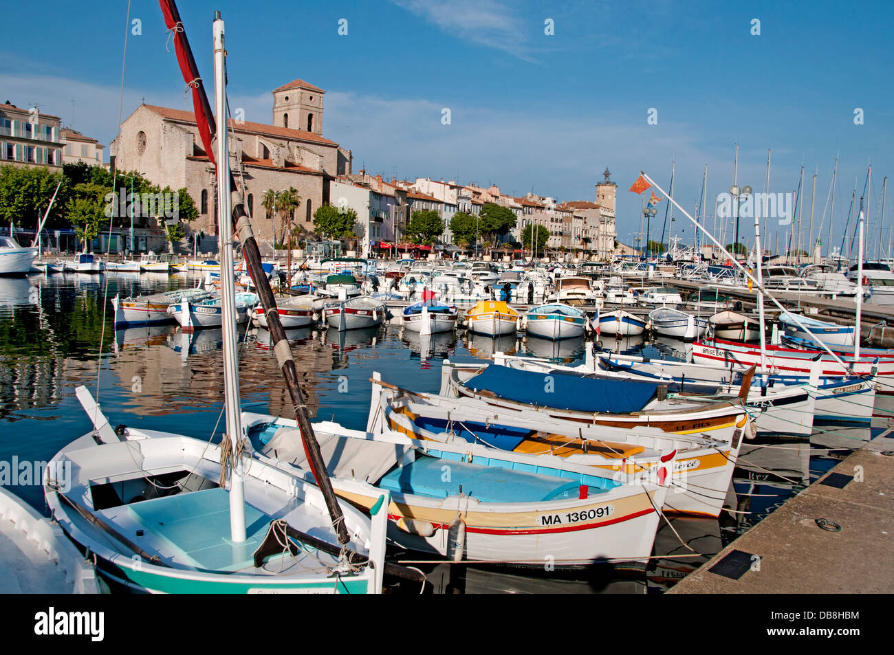 La Ciotat Vieux Port Vieux Port Provence French Riviera Cote d'Azur France Méditerranée Banque D'Images