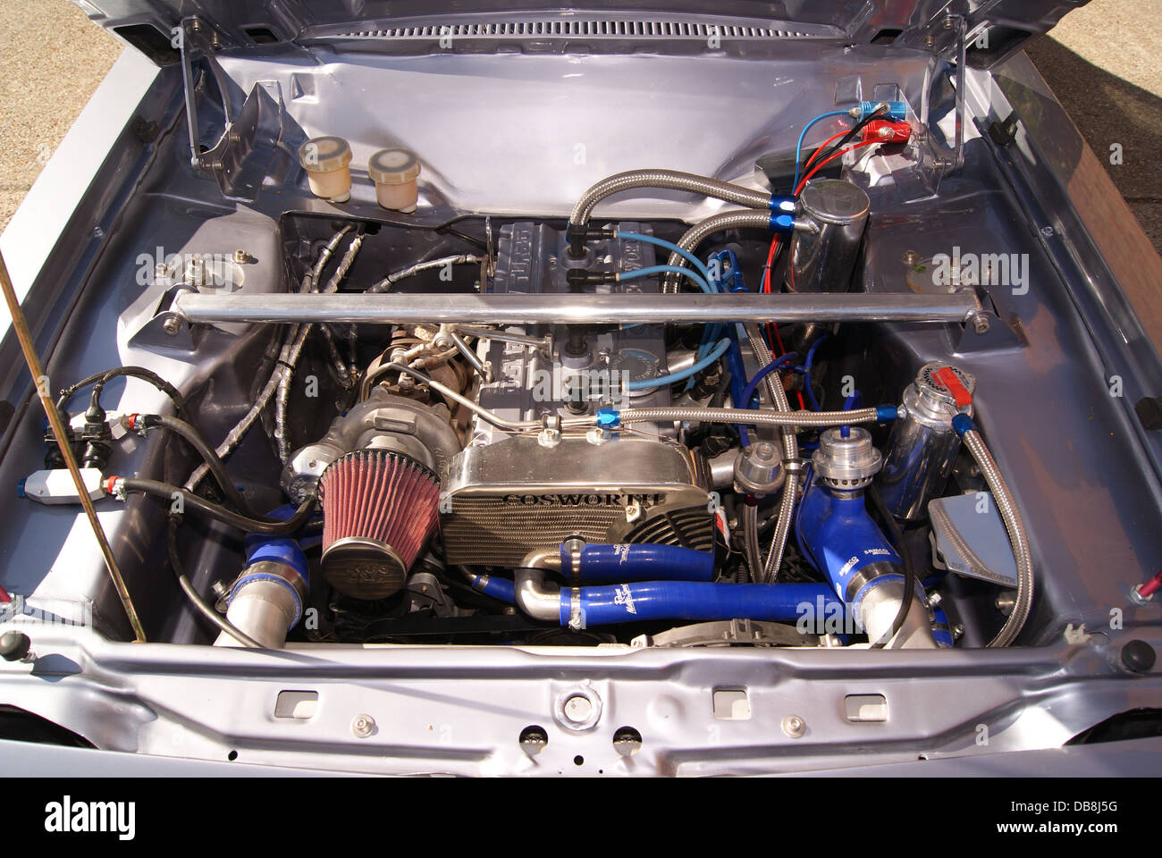 Moteur Cosworth Banque D'Images