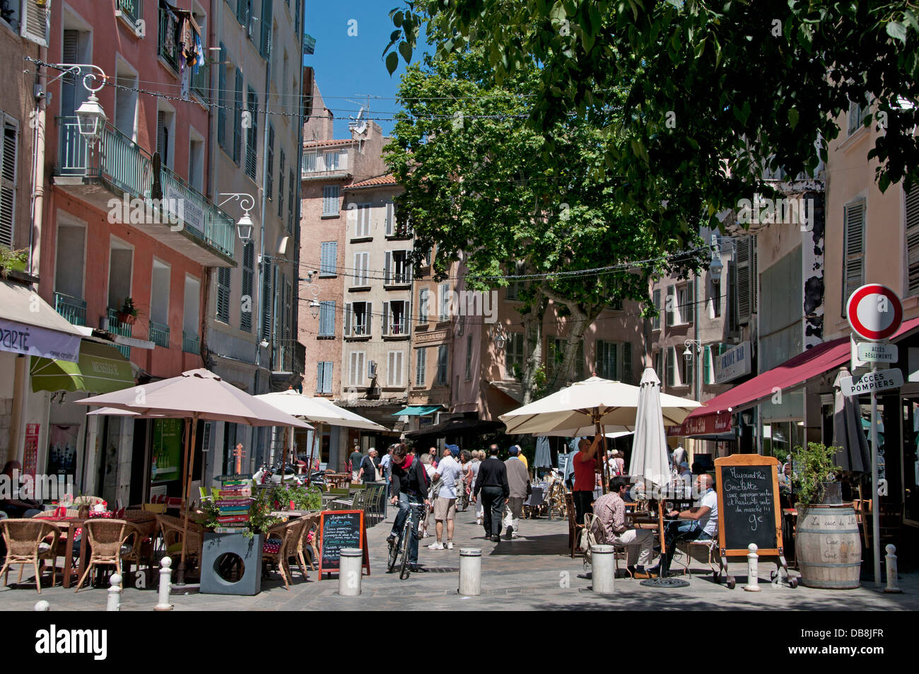 Toulon Rue Hippolyte Duprat France French Riviera Banque D'Images