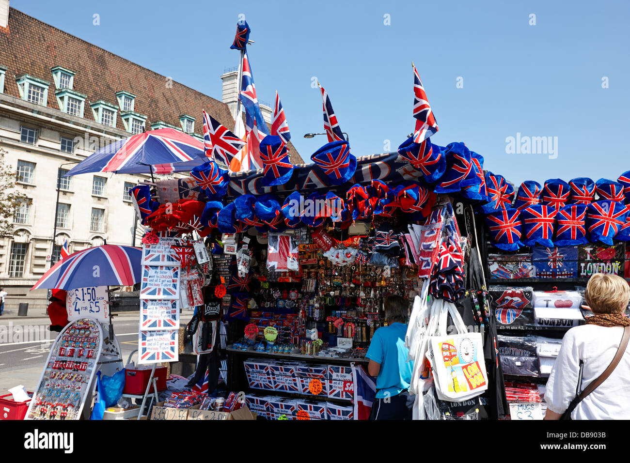 Souvenir stall london Banque de photographies et d’images à haute
