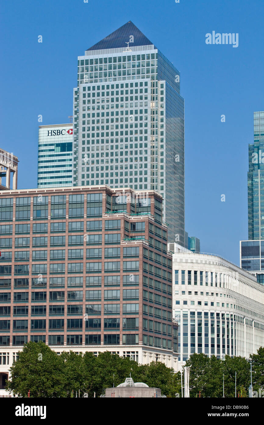 Canary Wharf, Londres, Angleterre Banque D'Images