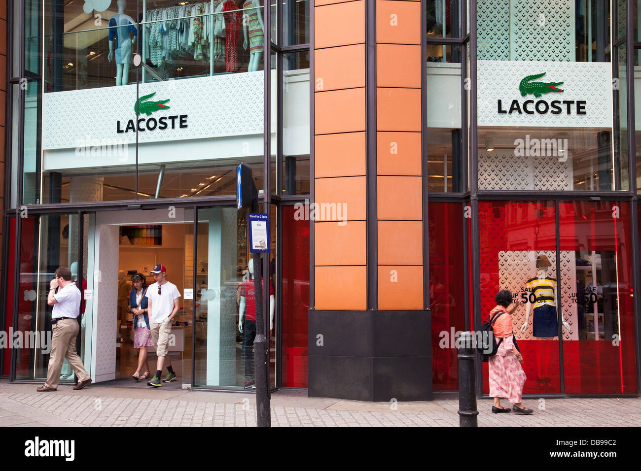 Lacoste Store Shop London Banque d 