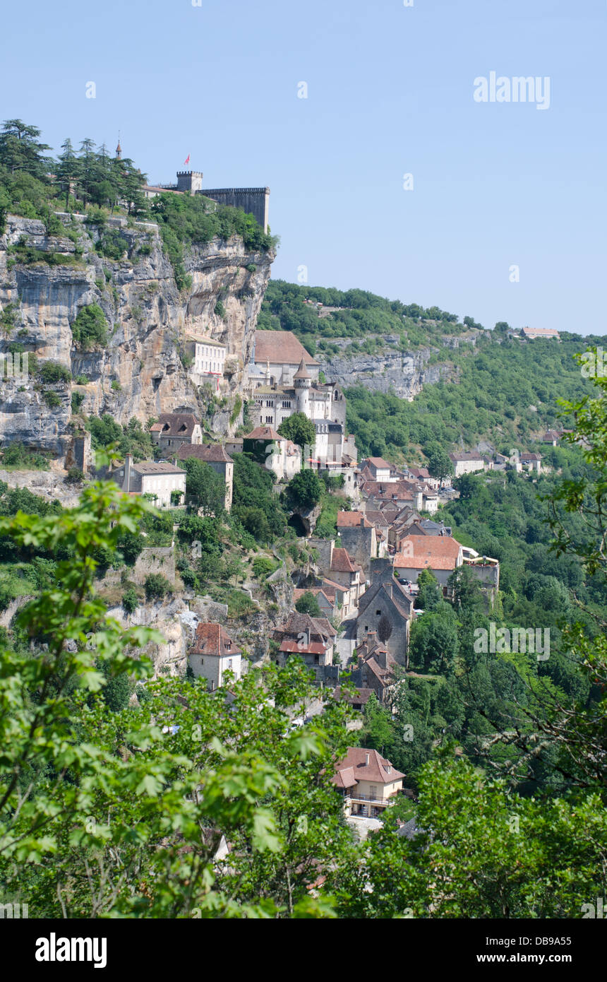 Le village de Rocamadour en France Banque D'Images