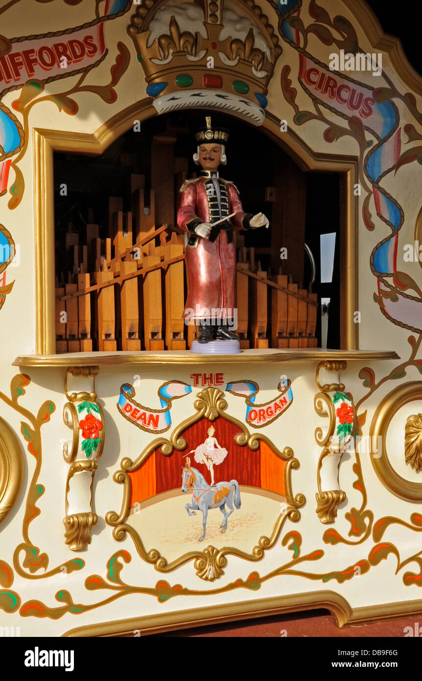 Giffords Circus organ Banque D'Images