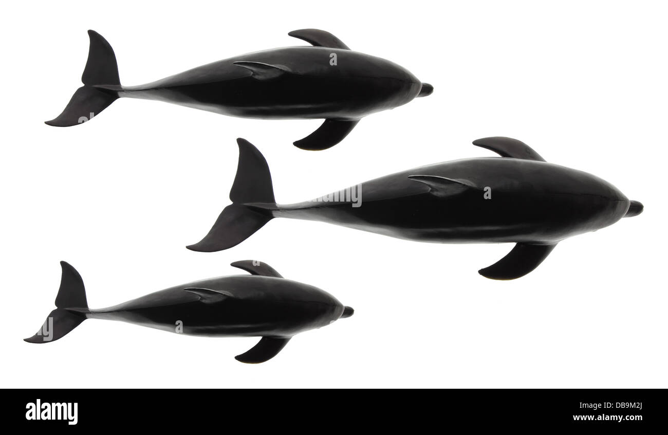 Dauphins de jouet Banque D'Images
