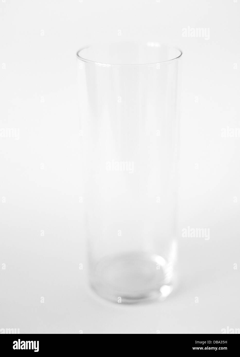 Verre vide. Banque D'Images