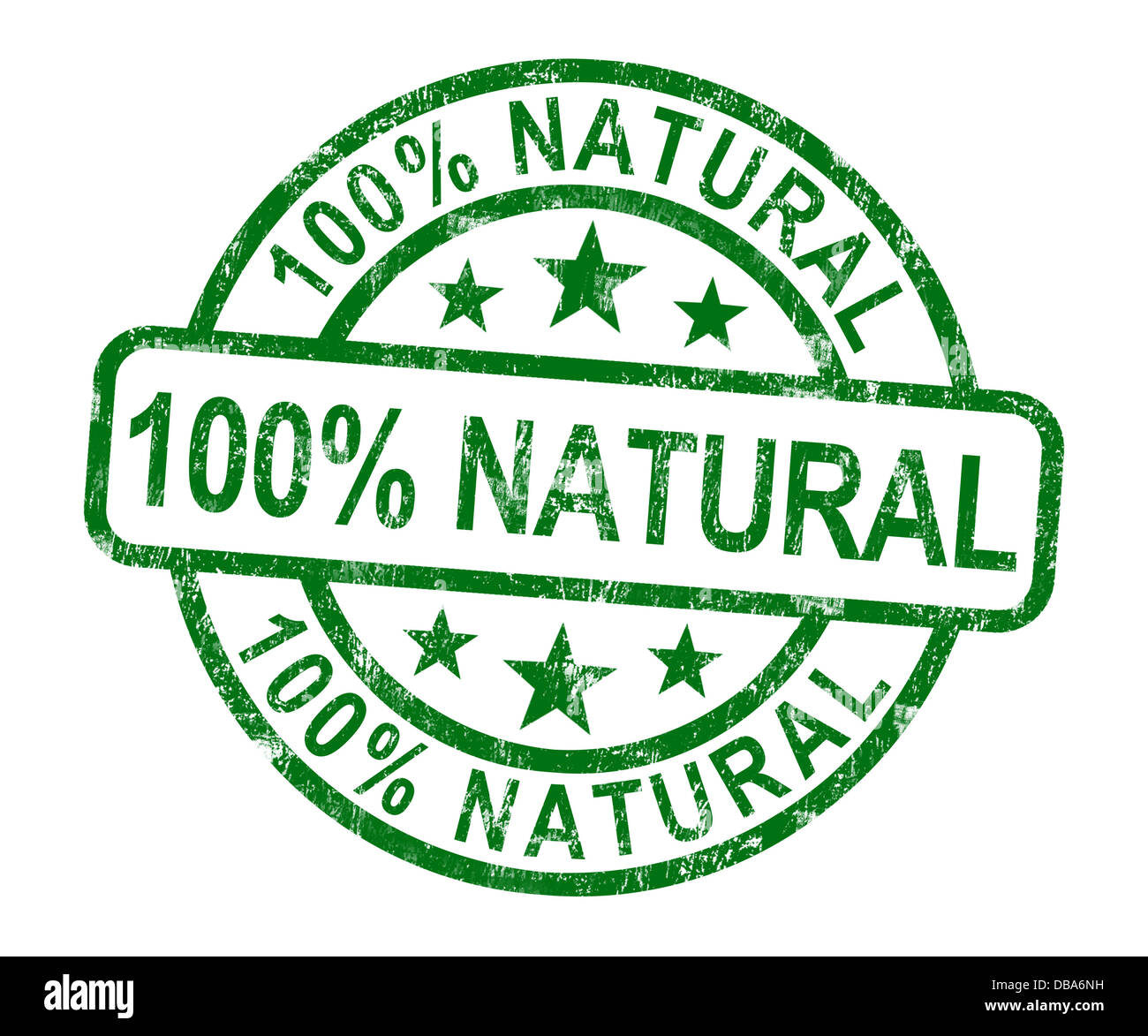 100 % naturel Stamp montre authentique produit pur Banque D'Images