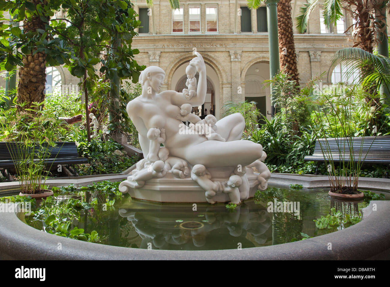 Ny Carlsberg Glyptotek à Copenhague Banque D'Images