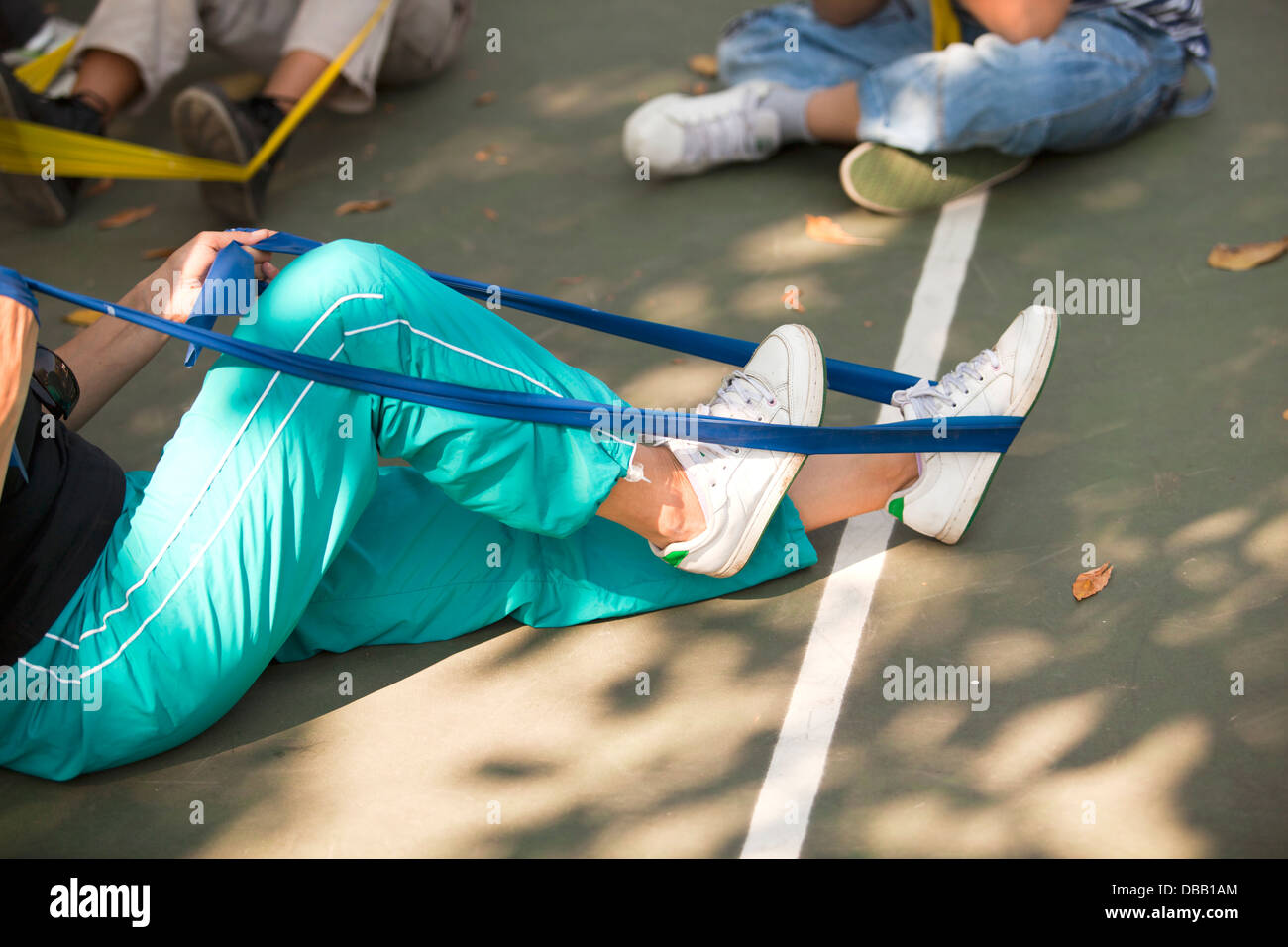 entraînement sportif Banque D'Images