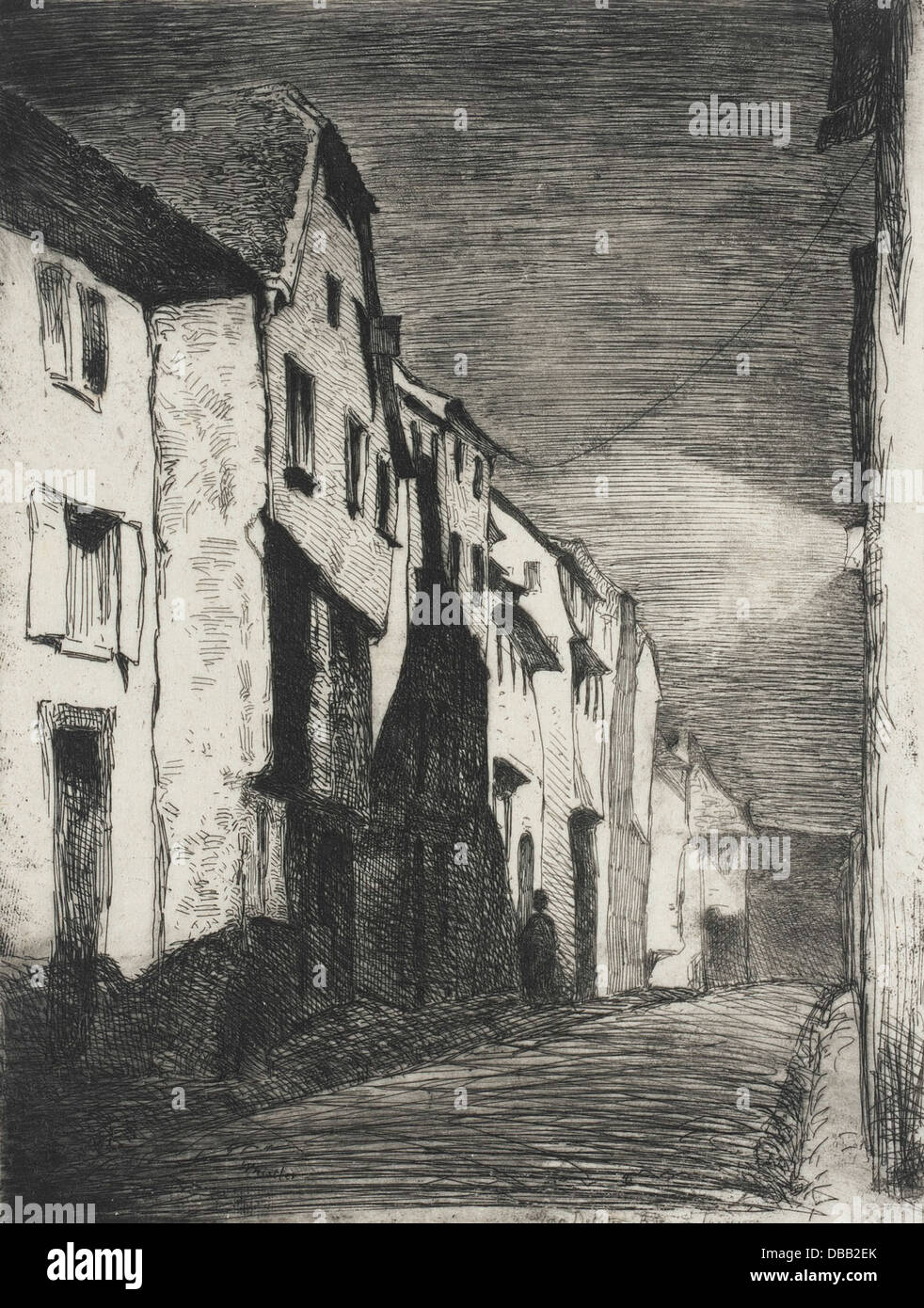 Rue à Saverne M.84.279.6 Banque D'Images