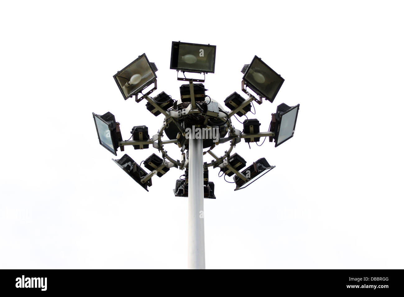 Le grand pilier spots et circulaire. Banque D'Images