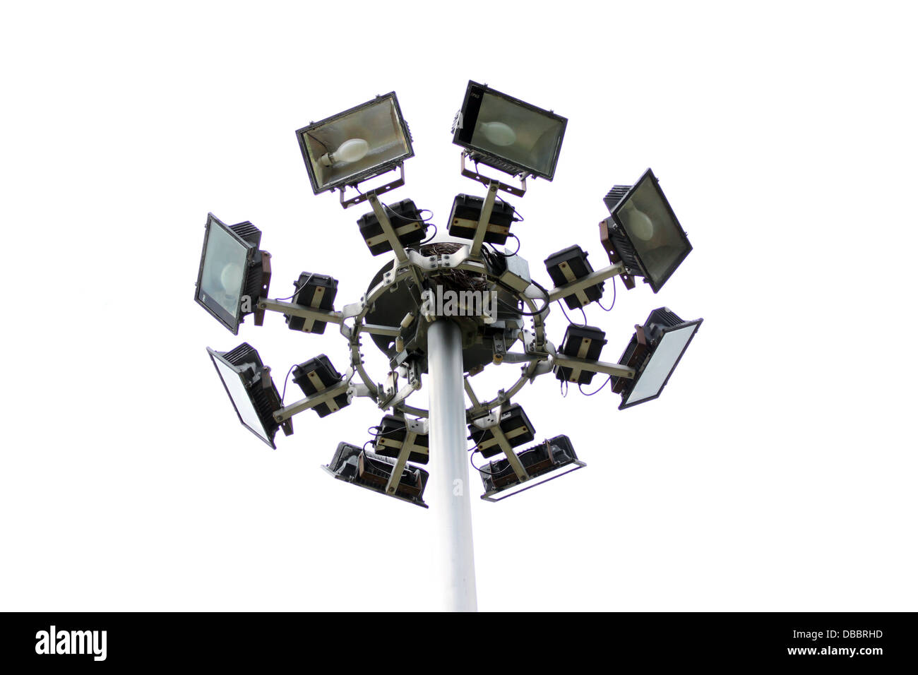 Le grand pilier spots et circulaire. Banque D'Images