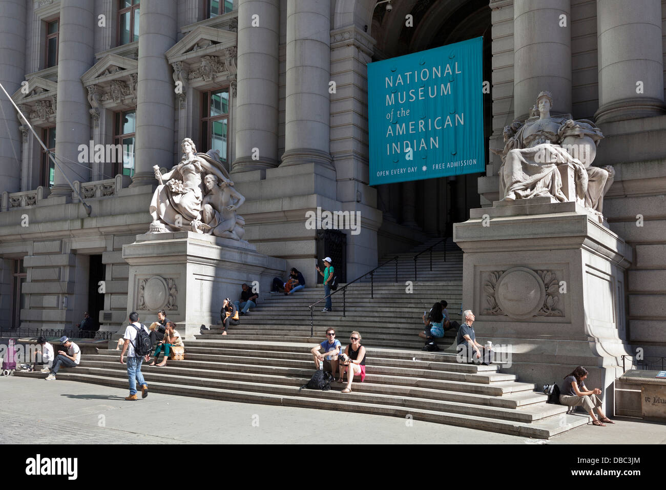 Extérieur de la George Gustav Heye Center à New York City Banque D'Images