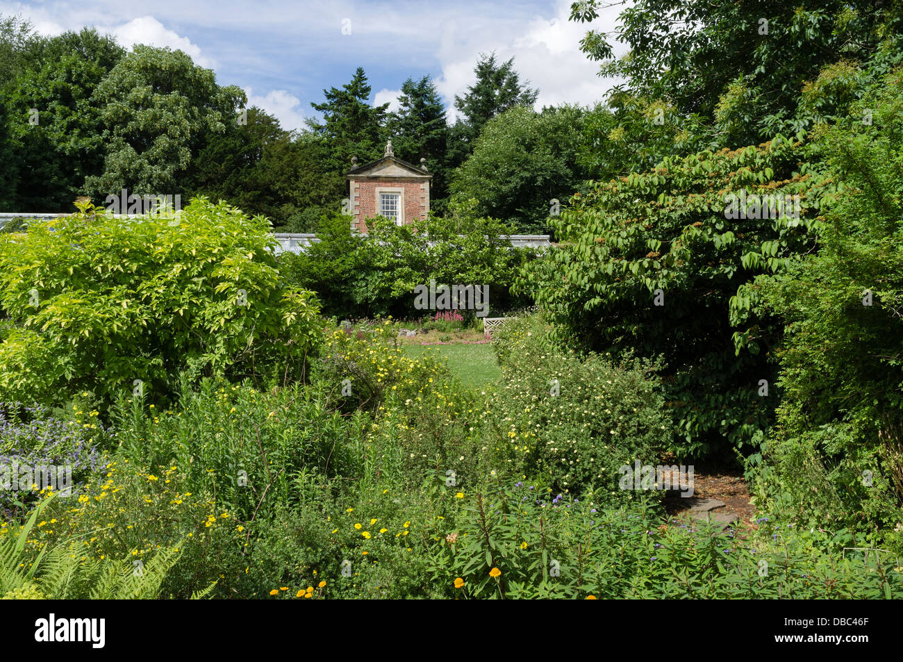 Wallington jardin clos Banque D'Images