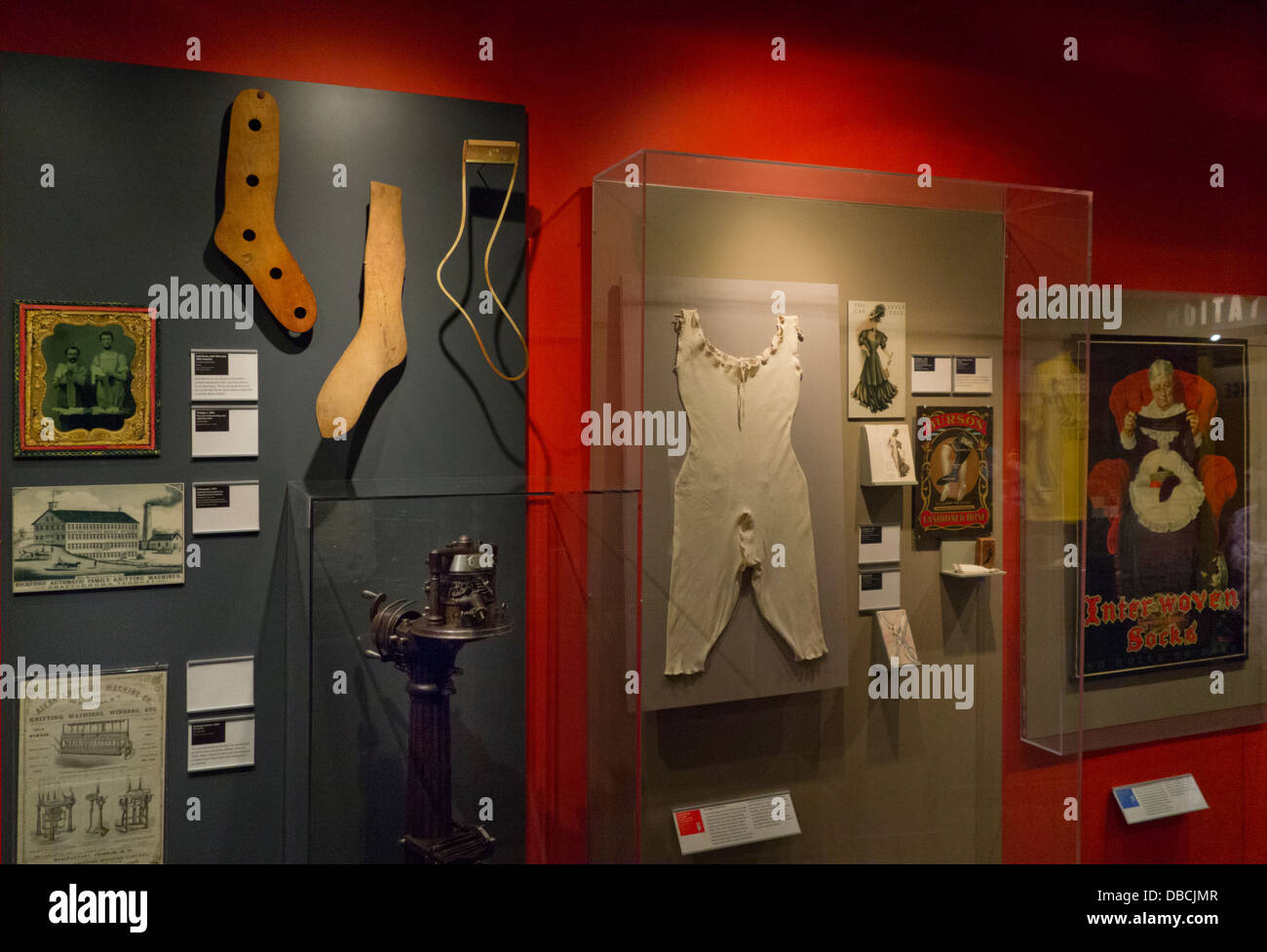 American Textile History Museum de Lowell MA Banque D'Images