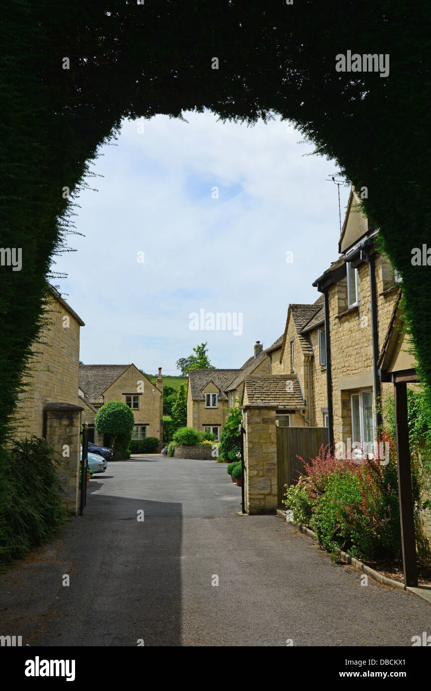 Meadow Court Housing Estate, Northleach (Cotswolds), Gloucestershire, Angleterre, Royaume-Uni Banque D'Images