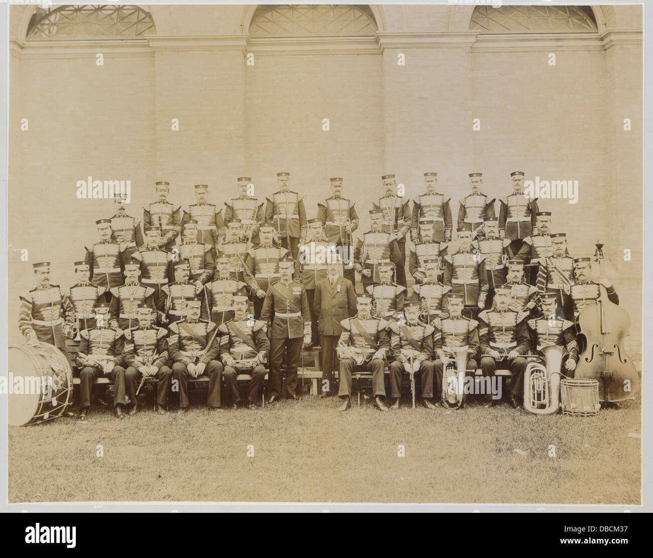 L'Irish Guards Band à Toronto (HS85-10-16307) Banque D'Images