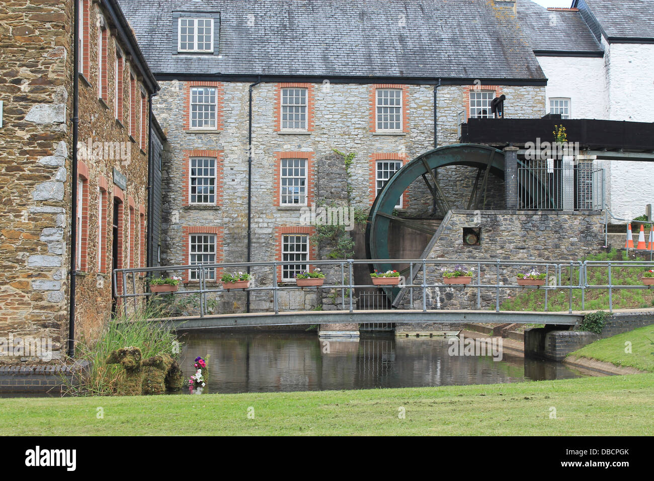 Moulin à eau à l'abbaye de Buckfast, Banque D'Images