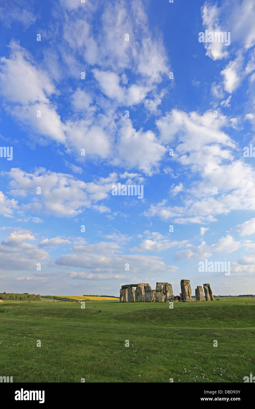 Stonehenge Wiltshire UK GO Banque D'Images