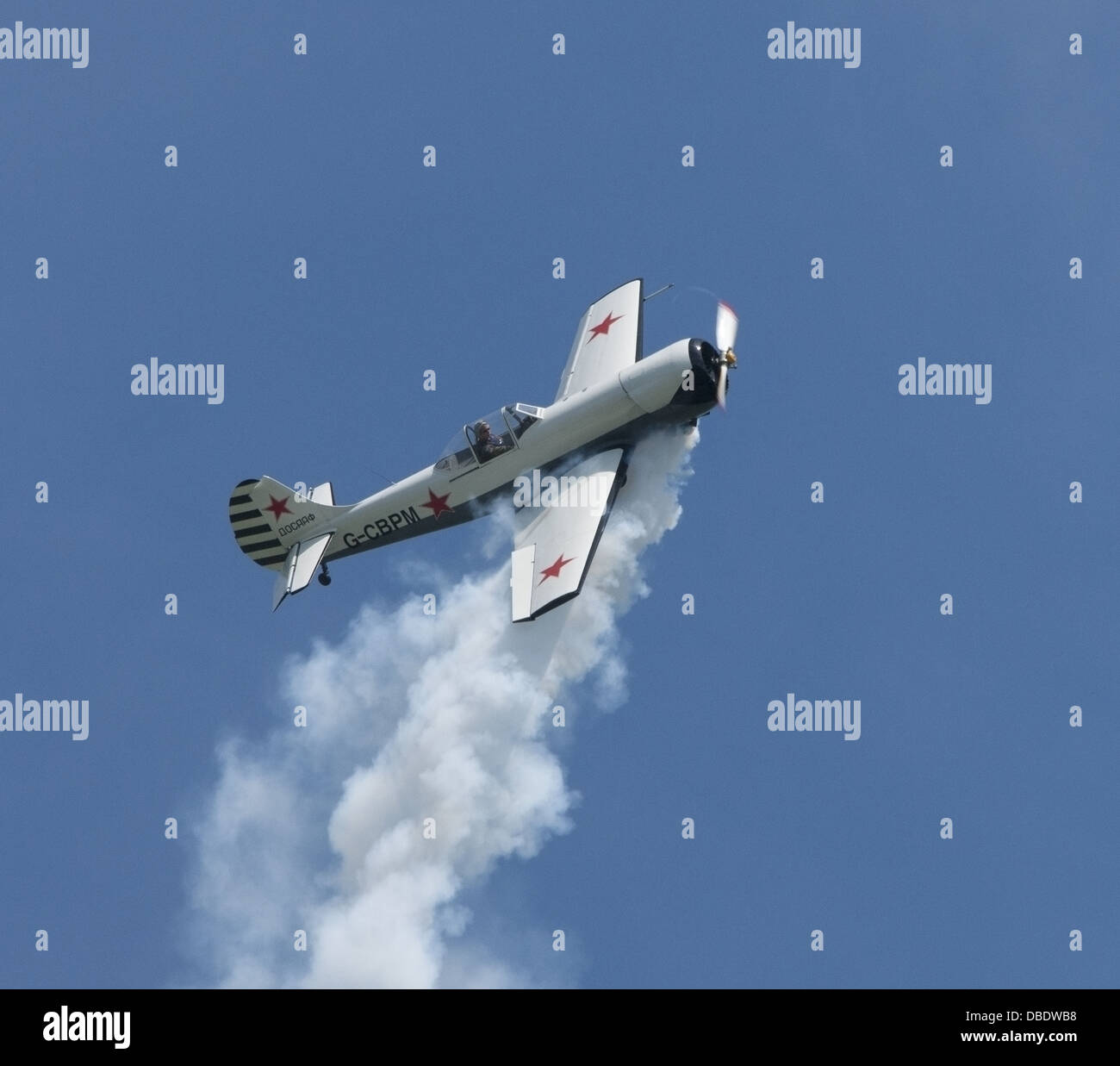 Yak 50 au cours de stunt afficher Banque D'Images