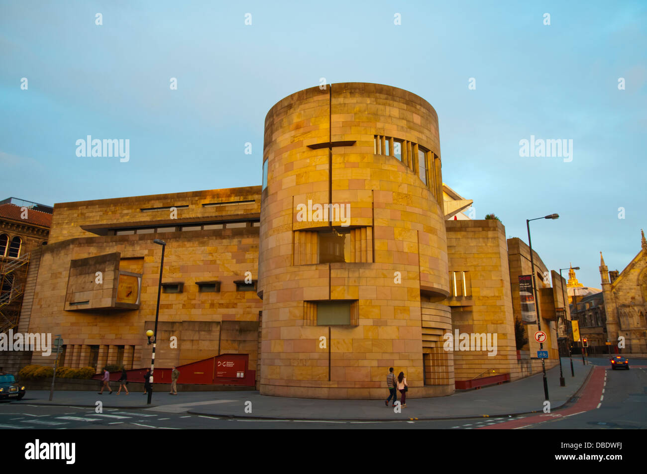 Restaurant La Tour et Musée National d'Écosse vieille ville Edimbourg Ecosse Grande-Bretagne Angleterre Europe Banque D'Images