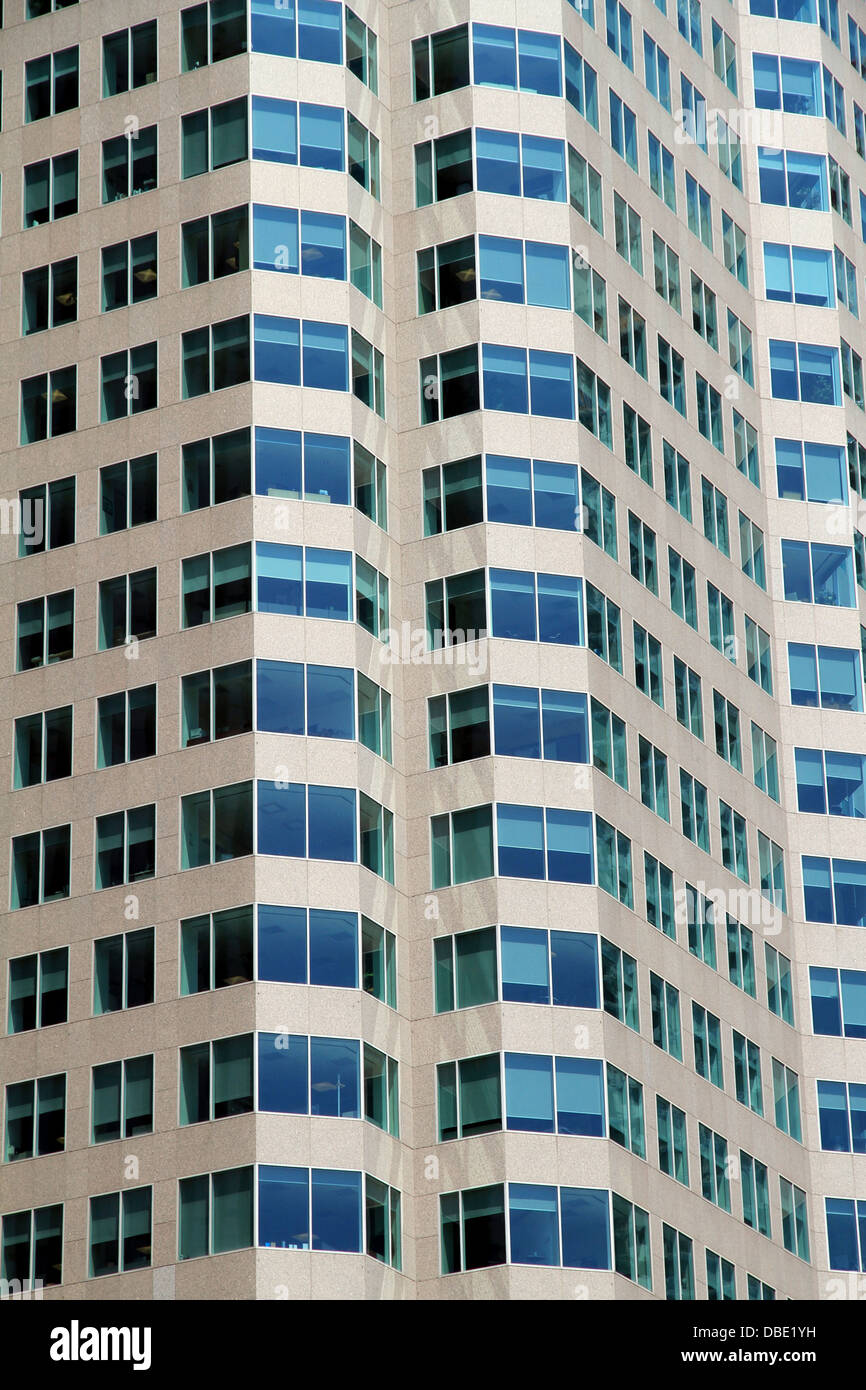 Détails immeuble de bureaux modernes dans le centre-ville de Toronto, Canada Banque D'Images